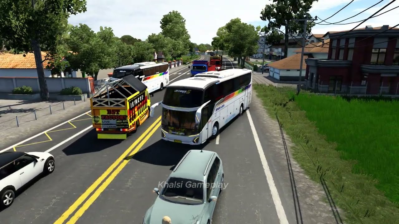 ETS 2 Multiplayer | Sinar Jaya Skylander & Jetbus 5