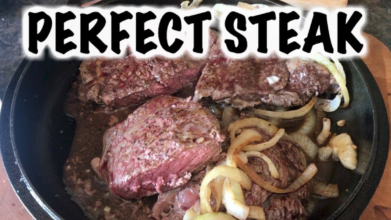 How to Cook A PERFECT Steak!!  Cast Iron Cooking