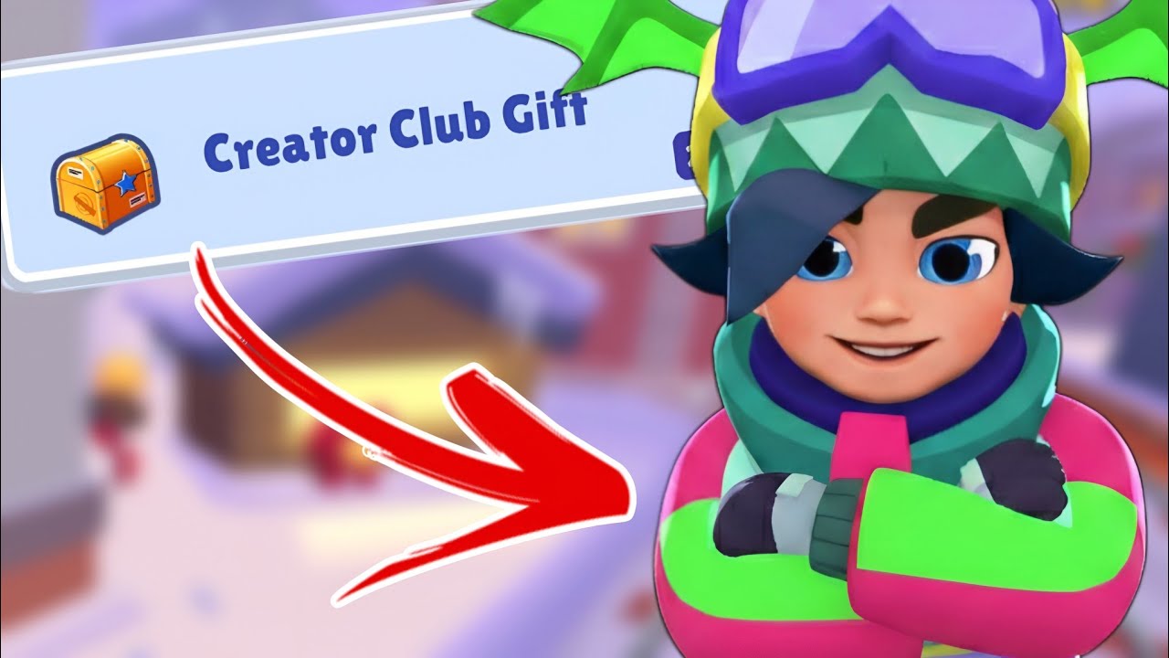 FREE GIFT 🎁 from Subway Surfers in Subway Surfers Winter Xtreme 2026 [CREATOR CLUB EXCLUSIVE] ✨