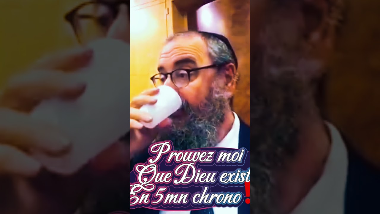 ✨Prouvez moiQue Dieu existe en 5mn chrono‼️Rav benchetrit #short