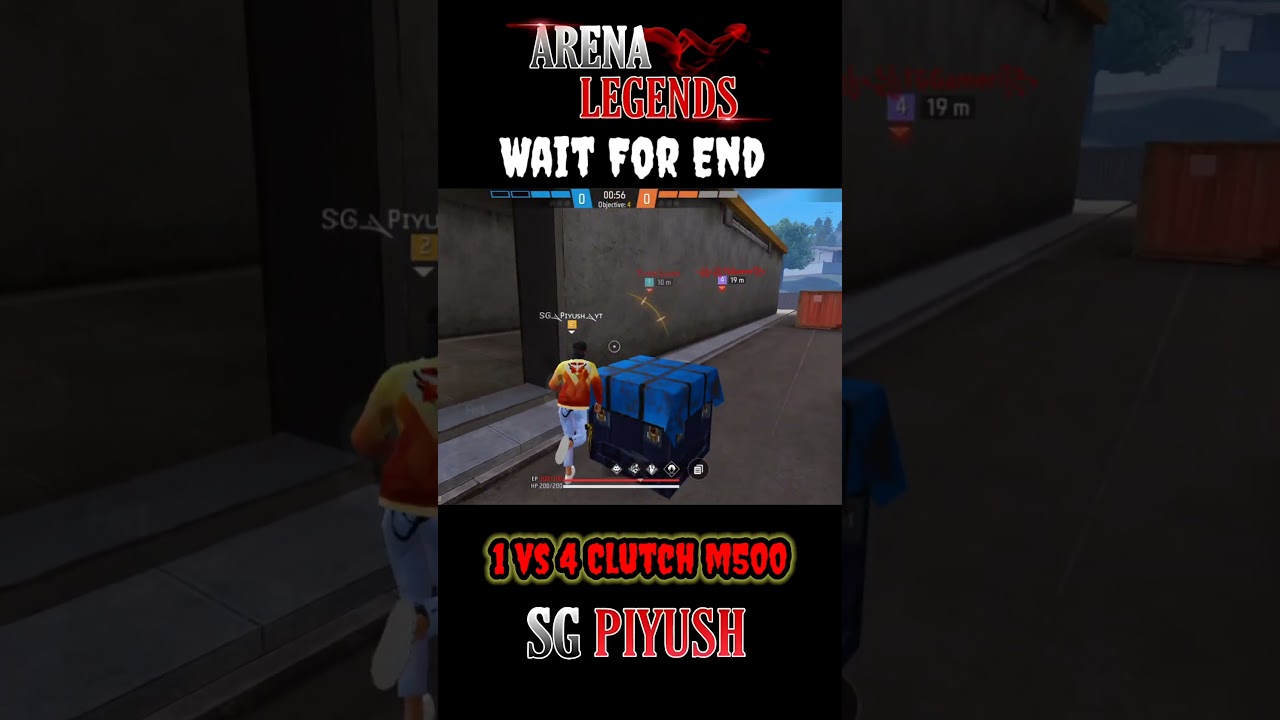 1 Vs 4 Clutch 😱 Wait For End #freefire #shorts #tondegamer  #raistar #ytshorts #ff   #arenalegends