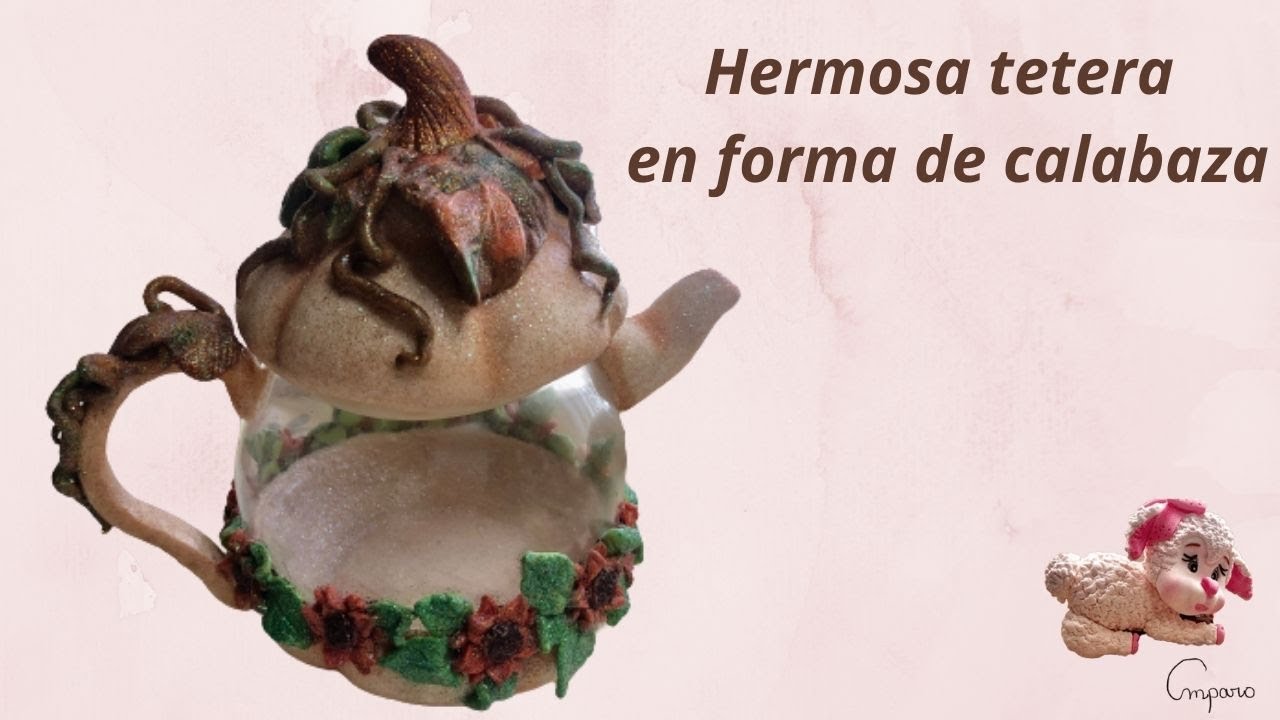 Teteras hechas en porcelana fría /Cold porcelain teapot