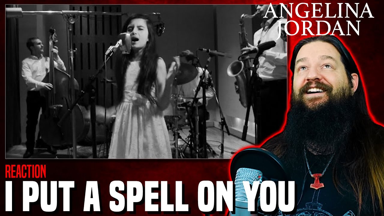 SHE WAS 9!!!??? Reaction to Angelina Jordan - I put a spell on you