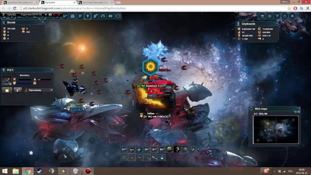 Darkorbit - Tartarus - Nowy statek z mega speedem :O