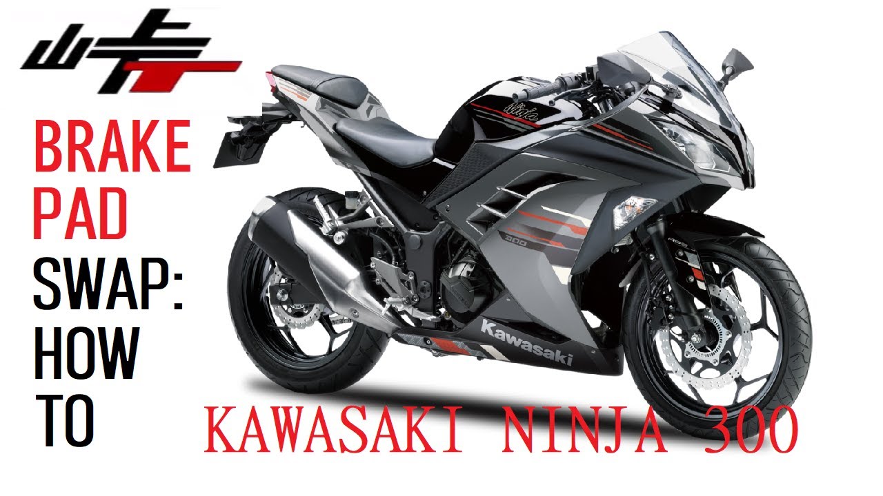 How to change brake pads Kawasaki Ninja 300