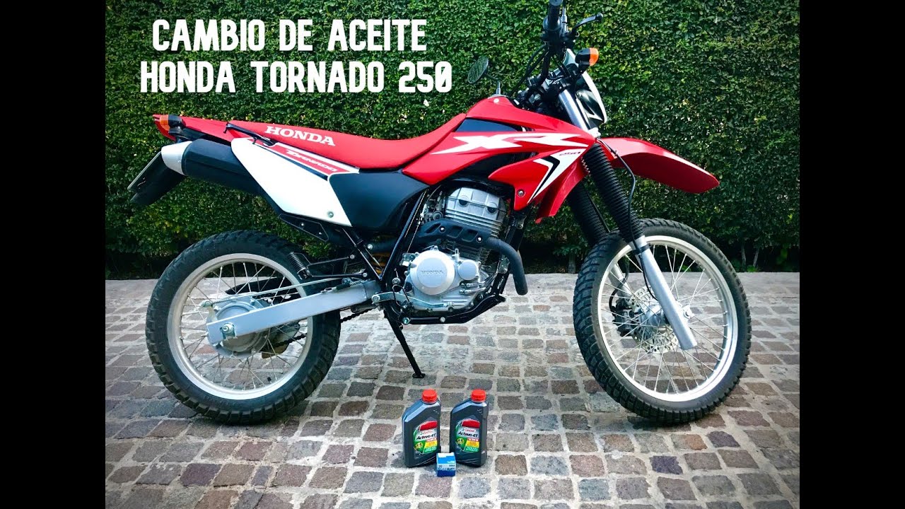 Cambio de aceite Honda Tornado 250