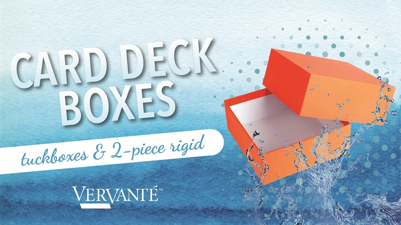 Custom Card Deck Boxes: Tuck Boxes and Two-Piece Rigid Packaging