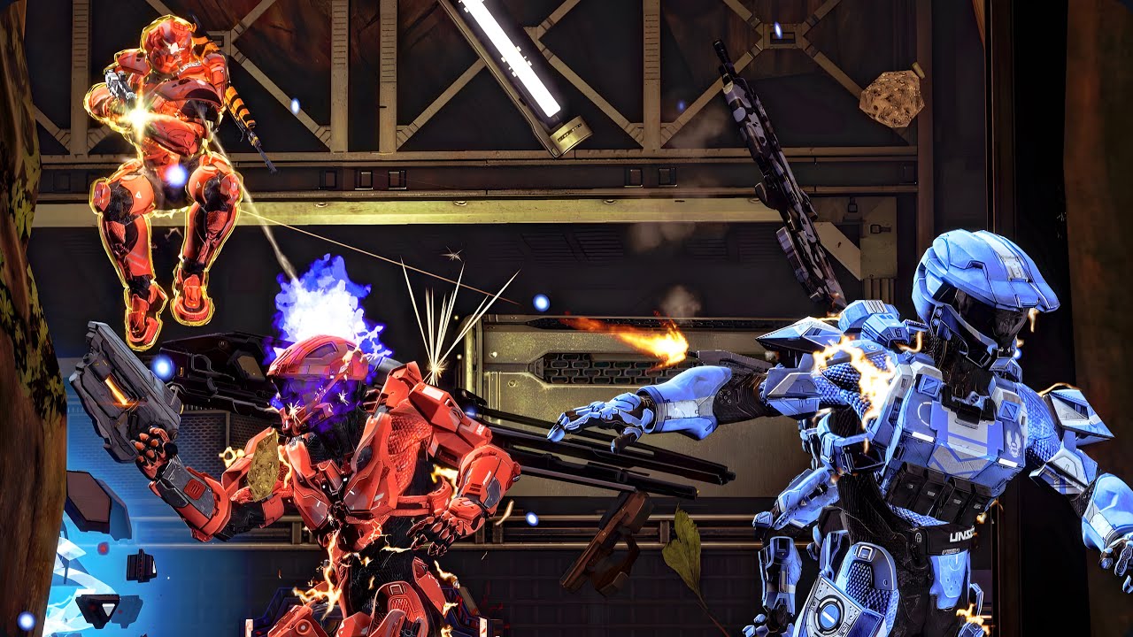 Halo 4 MCC - Big Team Extraction on Exile vs Team