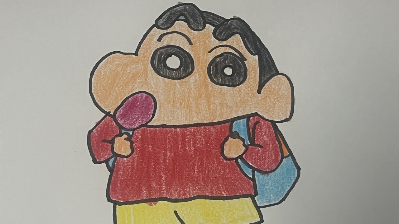 Simply trick to draw shinchan drawing 