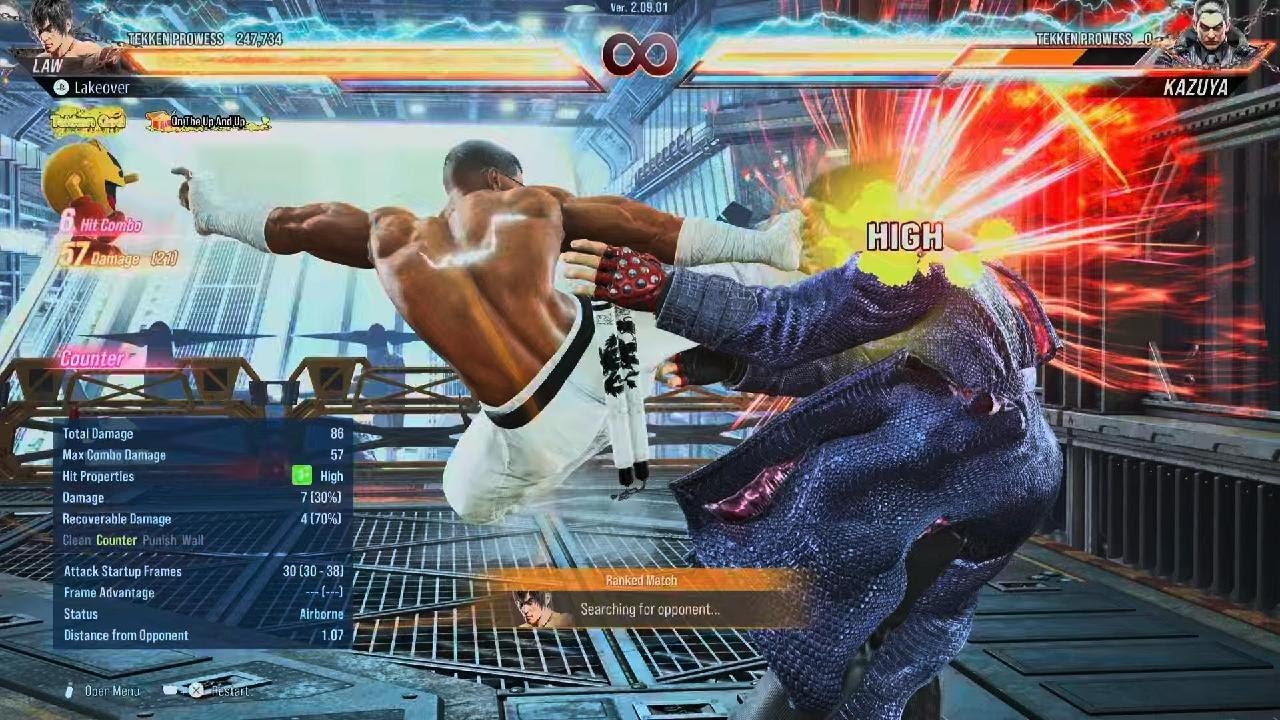 TEKKEN 8 Law vs Azucena Set