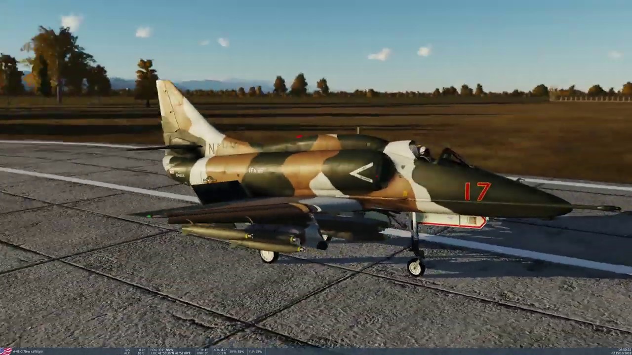 DCS World Manual Bombing in the A-4E Skyhawk
