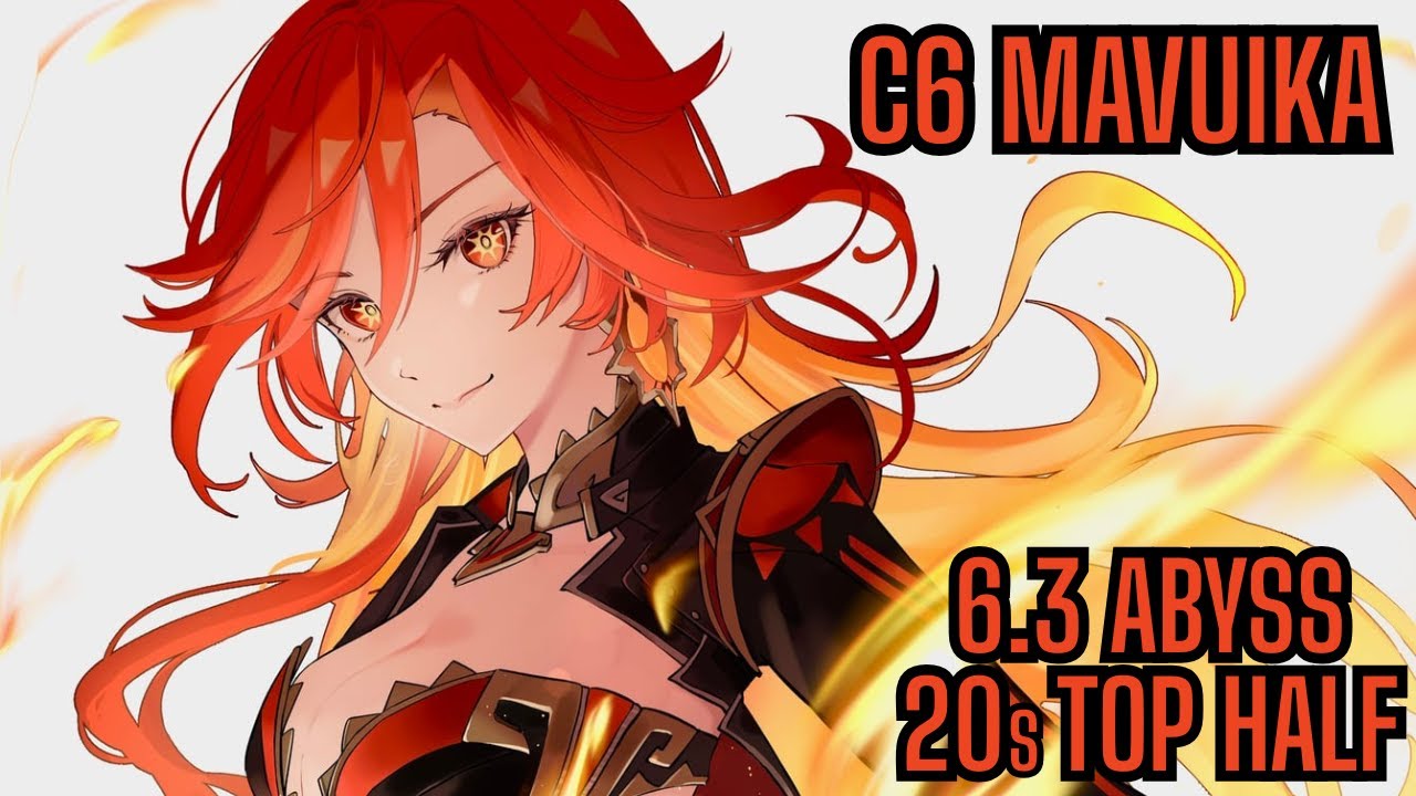 C6 Mavuika 20s Top Half | Genshin Impact Sprial Abyss 6.3
