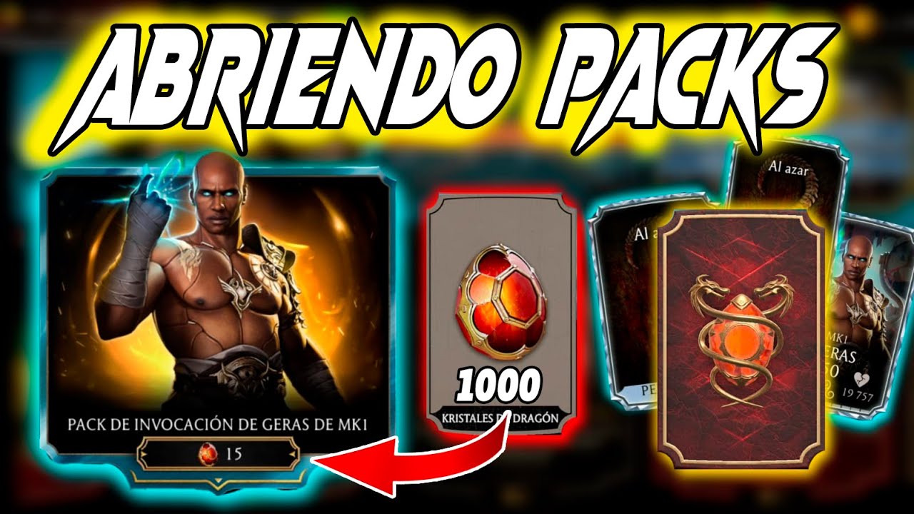 TODOS LOS KRISTALES POR EL NUEVO GERAS MK1 Mortal Kombat Mobile