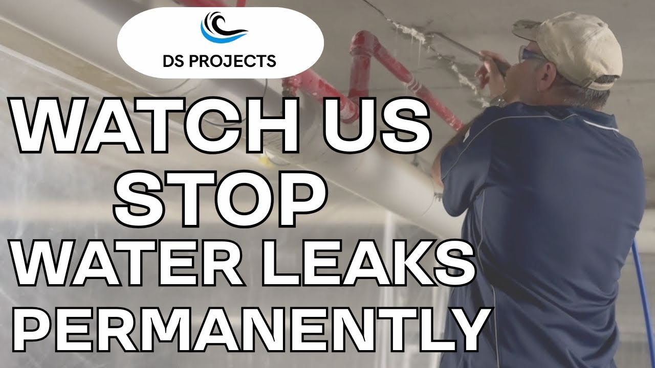 Eliminating basement leaks with permanent injection System. 