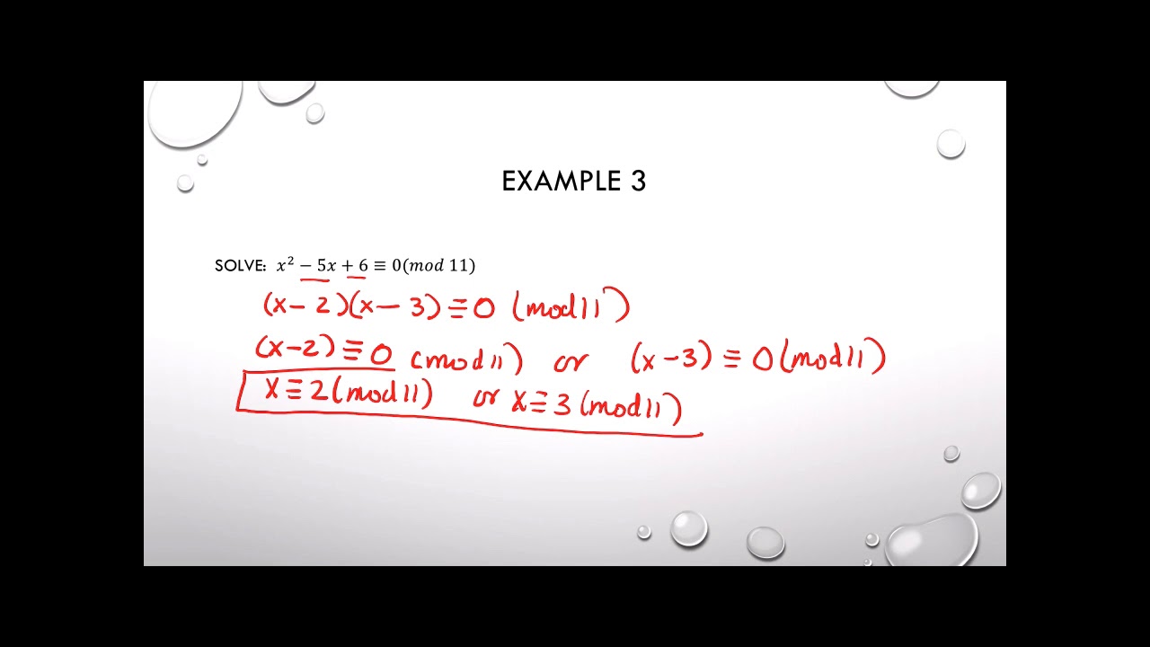 Solving Quadratic Congruences with Prime Modulus
