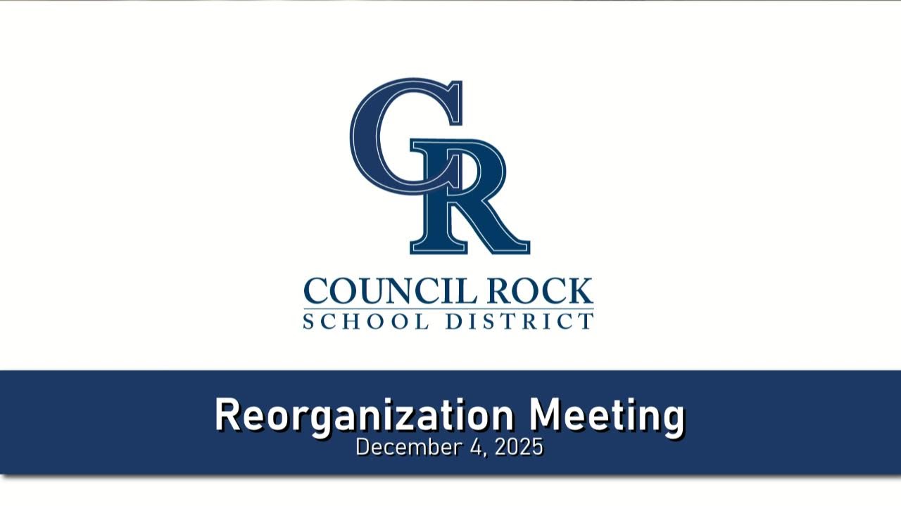 School Board Re Organization Meeting: December 4, 2025