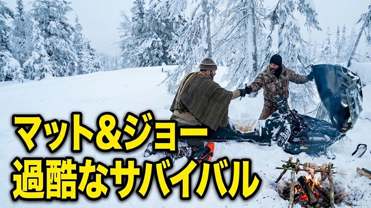 マットとジョーのコンビが過酷な地域でサバイバルに挑戦