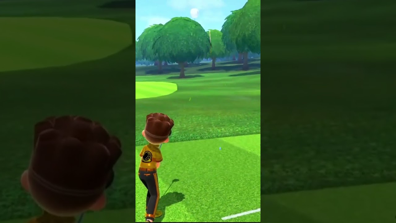 I did the IMPOSSIBLE in Nintendo Switch Sports Golf! #nintendoswitchsportsgolf #impossible