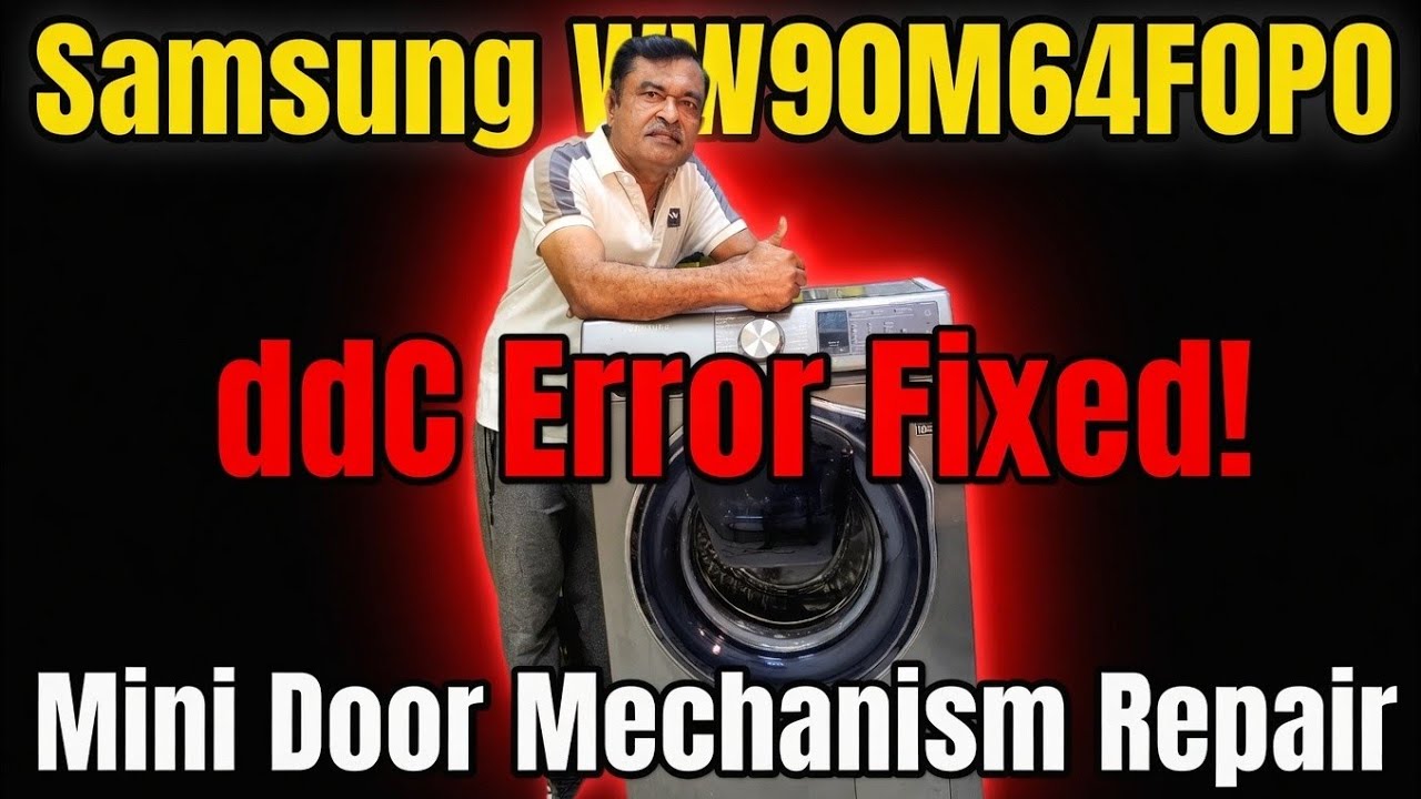 Ошибка ddC в стиральной машине Samsung WW90M64FOPO &mdash; легкий ремонт мини-дверцы (полное руководство)