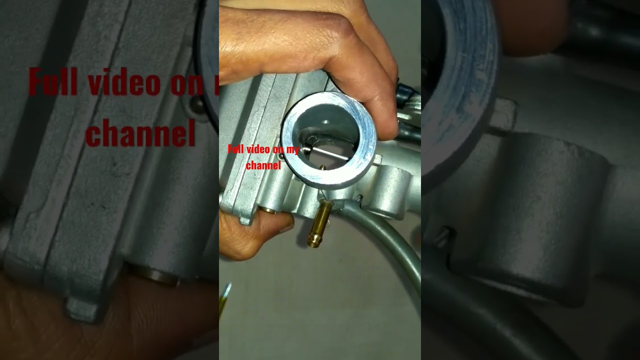 Carburetor needle adjustment for high performance #motorcycle #needle #carburetor #pickup #high