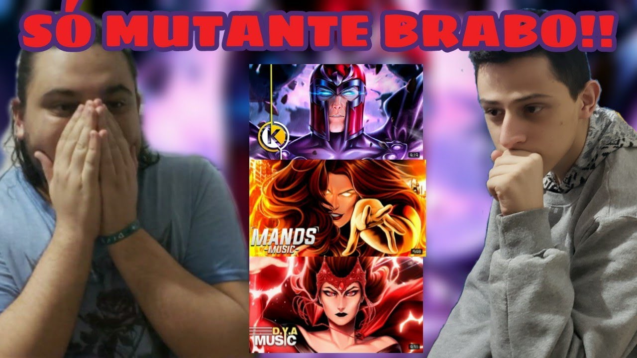 React Drop URT - D.Y.A, Okabe e Mands | Feiticeira Escarlate | Magneto | Fênix | Jean Grey