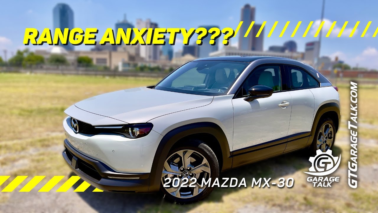 Хватит ли 100 миль запаса хода? Мы проехали 93 мили на Mazda MX-30 2022 года.