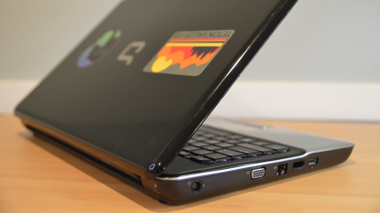 Using a Compaq laptop from 2005!
