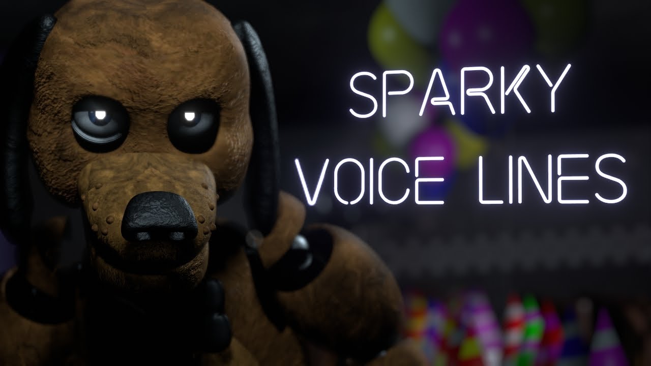 Sparky the Dog FNAF Voice Lines Animated