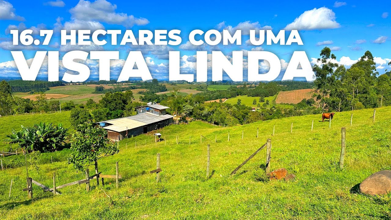 SÍTIO COM 16.7 HECTARES E UMA VISTA LINDA EM TAIÓ-SC