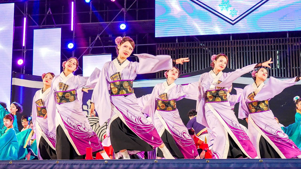 [4K] 四季舞 ②　安濃津よさこい 2024 津まつり (中央)