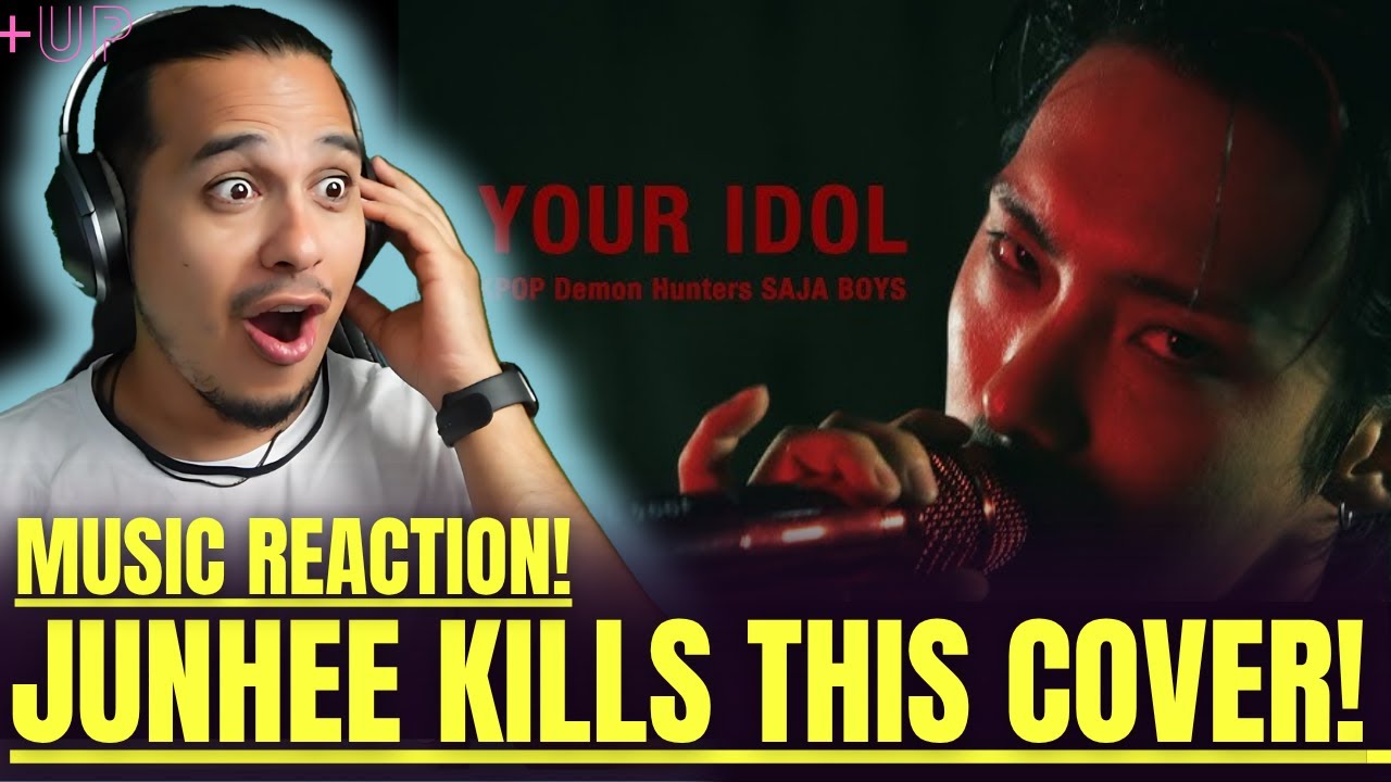 JUNHEE's MIND-BLOWING SAJA BOYS COVER! | K-pop Demon Hunters 'Your IDOL' REACTION