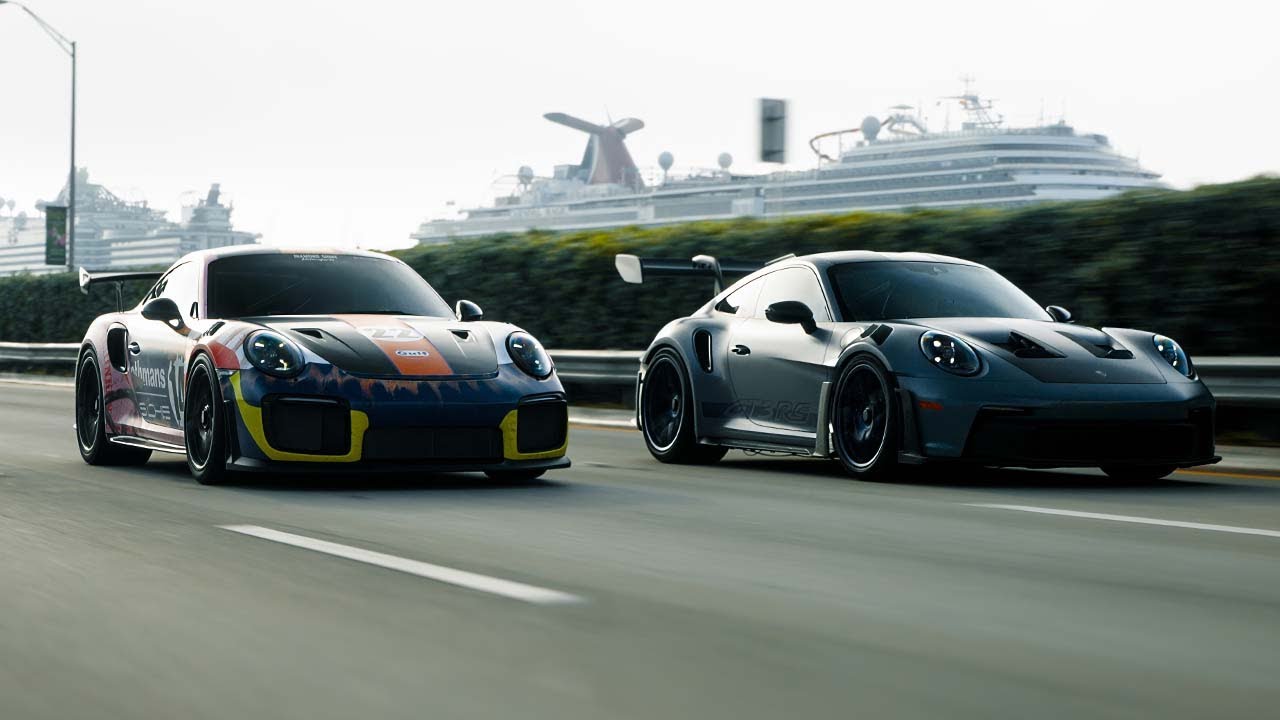 1 Hour | Porsche 992 GT3RS & GT2RS Morning Drive | 4K