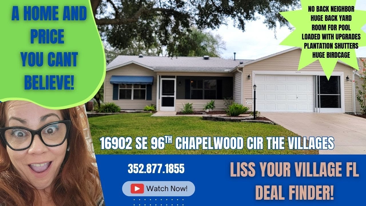 VIRTUAL TOUR 16902 SE 96th Chapelwood Cir The Villages 