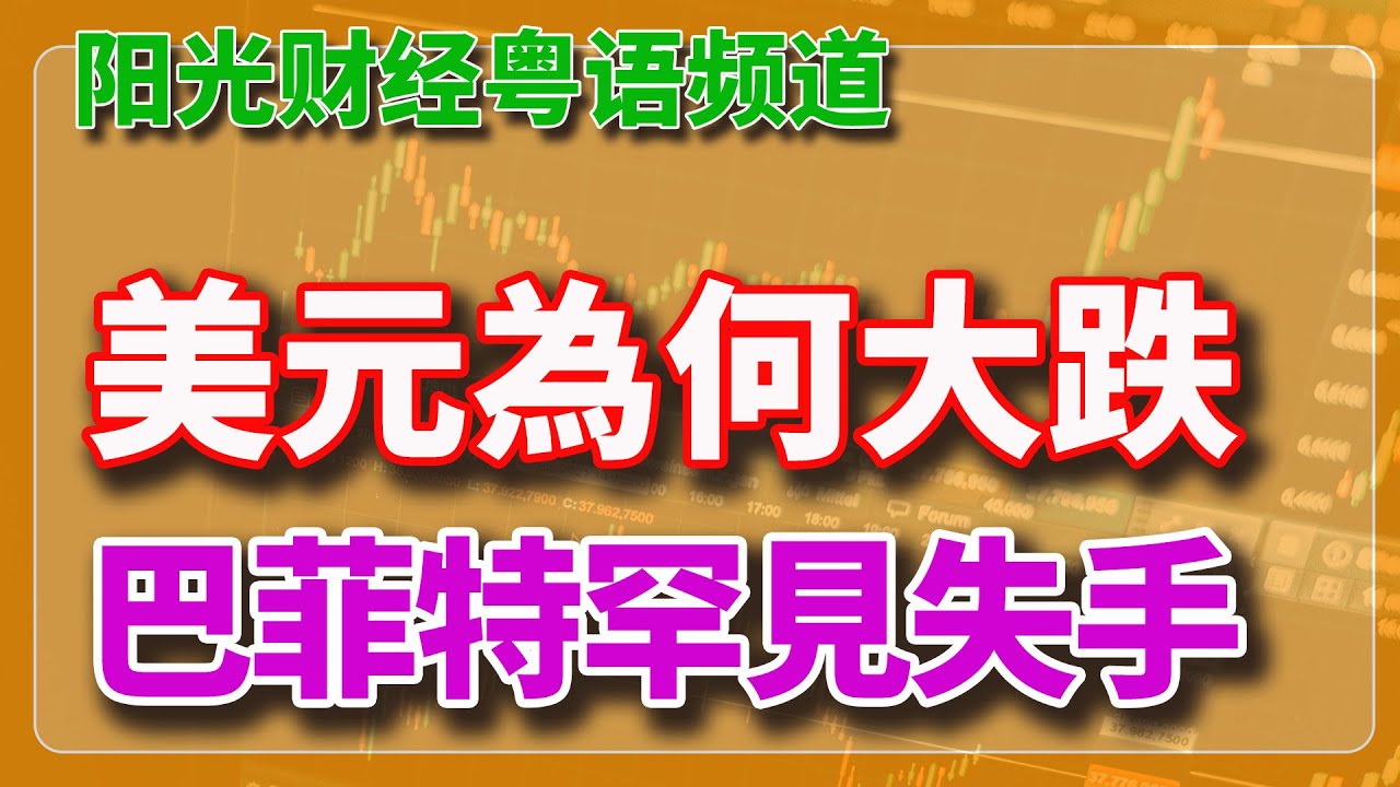 粵語：巴菲特罕見失手，美元為何突然大跌？