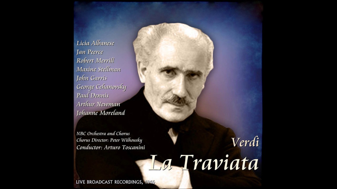 Toscanini Rehearses (and sings) LA TRAVIATA 1946 - VIVID