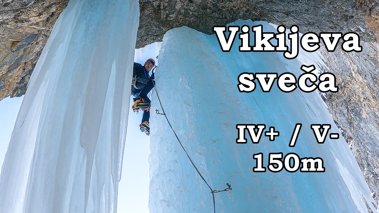 Vrhunec sezone | Ledno plezanje - Vikijeva sveča 12.3.2022