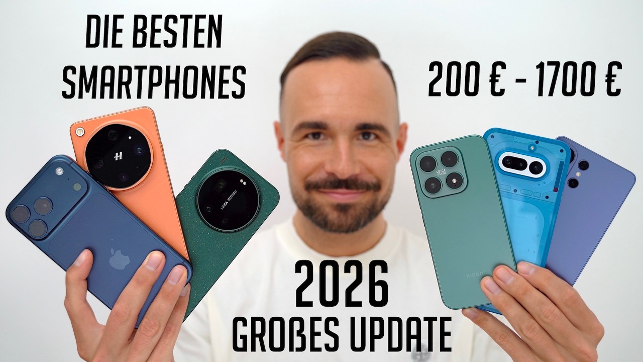 XXL-Update: Die besten Smartphones 2026 - Alle Preisklassen (Deutsch) | SwagTab