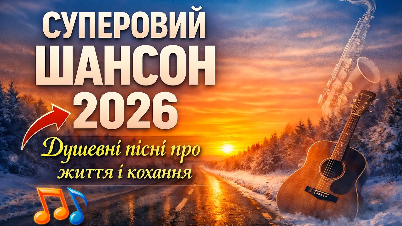 Український шансон 2026. Відчуй український саксофон і гітару в тандемі