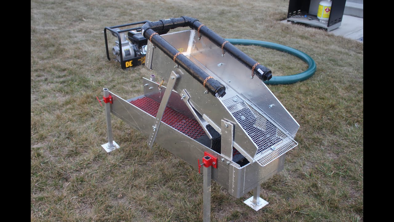 High Banker Sluice Box Test