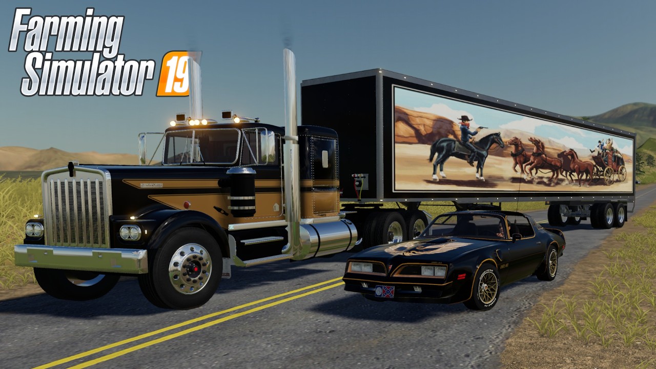 FS19 - 1977 Pontiac Firebird TransAm Bandit - Car mod for Farming Simulator 2019 ROLEPLAY MODS