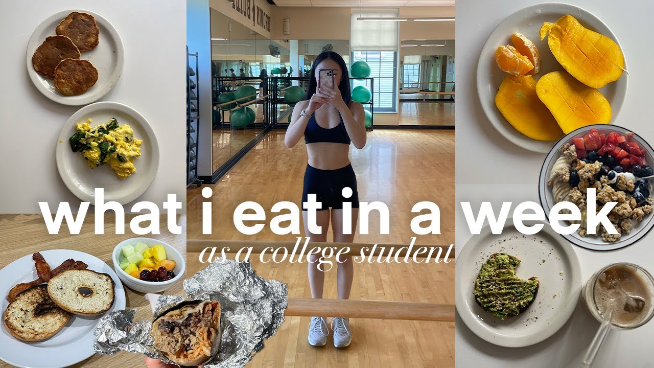 what i eat in a week as a college student at brown