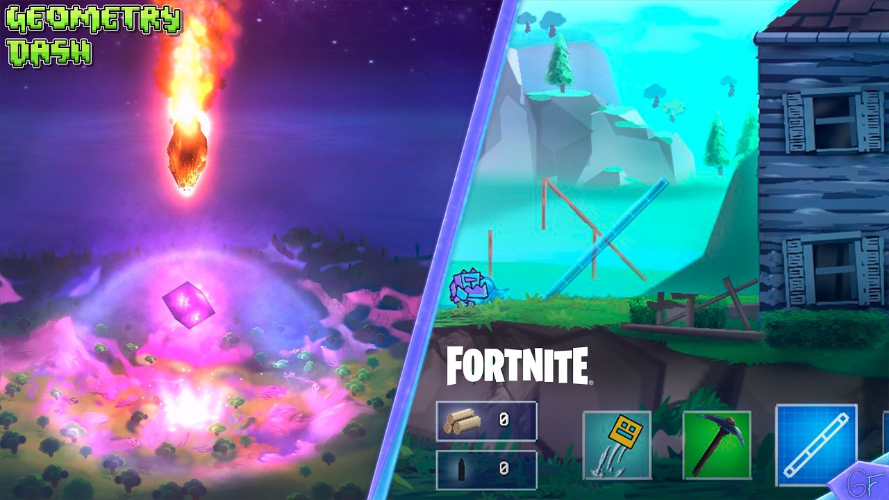 La Mejor Creación de Fortnite (Evento Final) en Geometry Dash 2.2