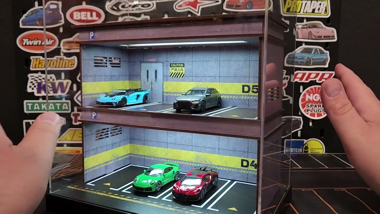 Showcase: Higher-end 1/64 Scale Double Level Parking Garage Diorama From Amazon