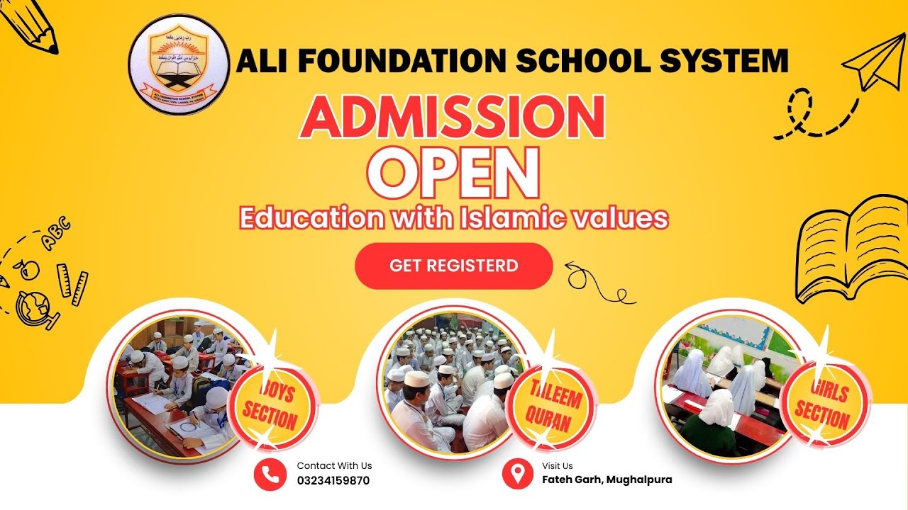 Admission Open | Enroll at Ali Foundation School System Today!