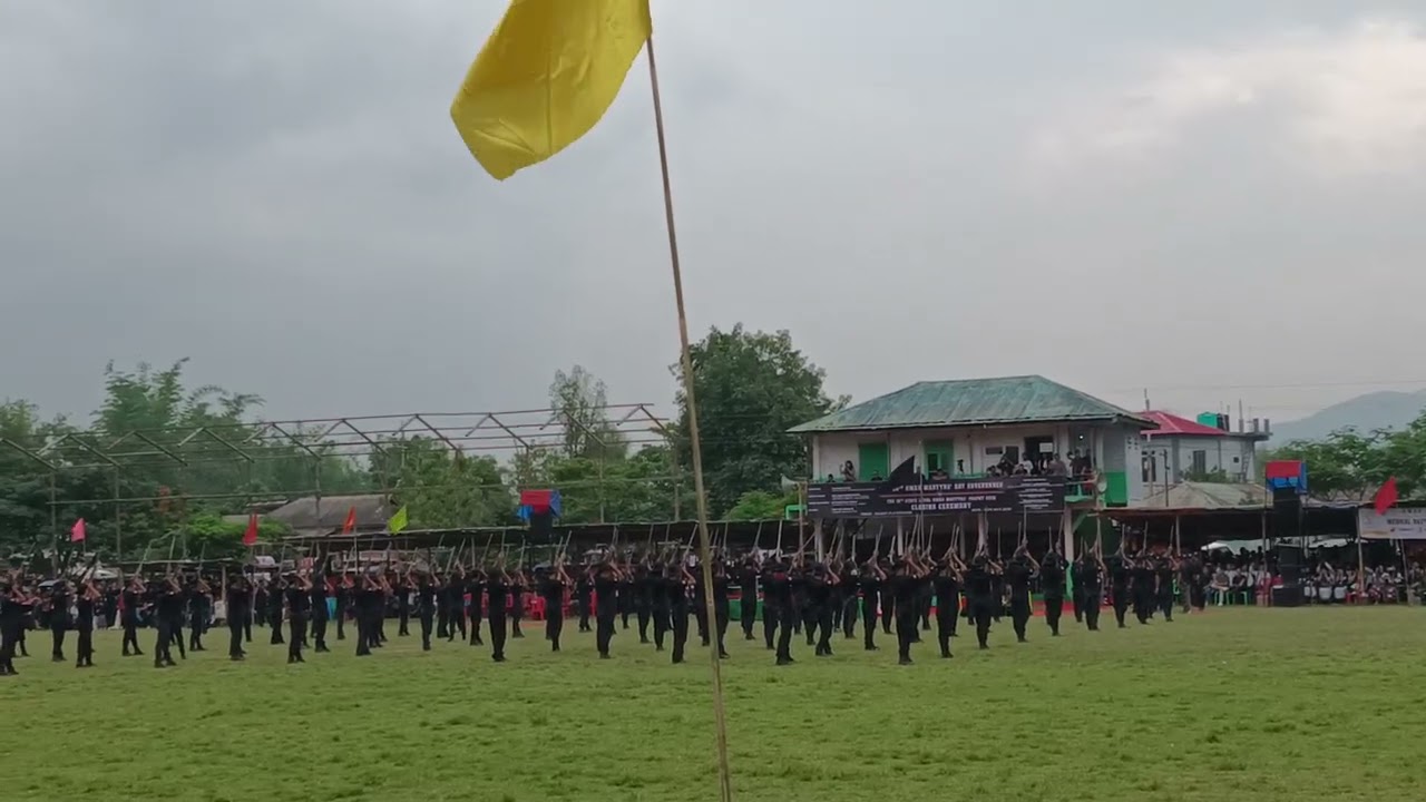 Martyrs day Gun salute HVV Saikawt playground 