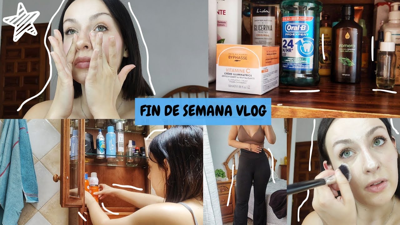 UNOS DÍAS CONMIGO---WEEKEND VLOG---✨ maquillaje,organización del mueble del baño...