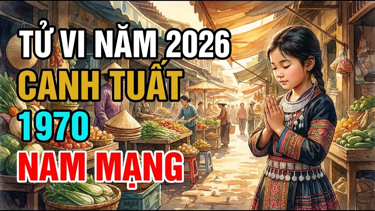 Tử Vi Tuổi Tuất 1970 Nam Mạng 2026: Sao Thủy Diệu Chiếu Mệnh, Tài Lộc Hanh Thông, Vạn Sự Cát Tường