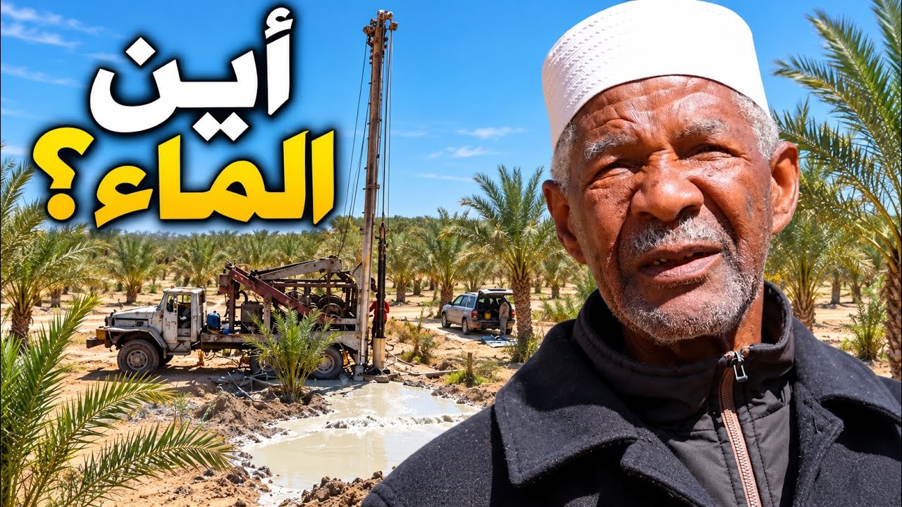 كيف حفرنا بئر ماء في مزرعة النخيل؟ (التجربة كاملة)