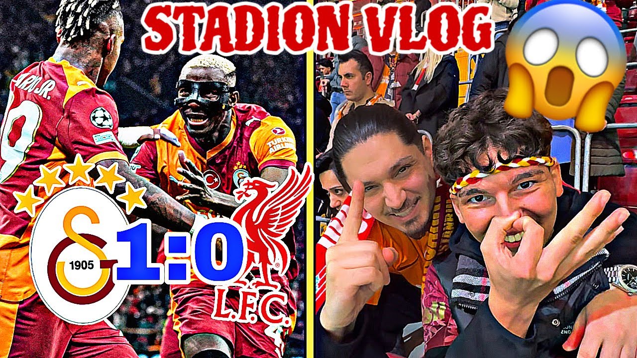 Galatasaray VS Liverpool🦁 STADION VLOG ESKALIERT! WELCOME TO HELL🔥 I EnesTV 