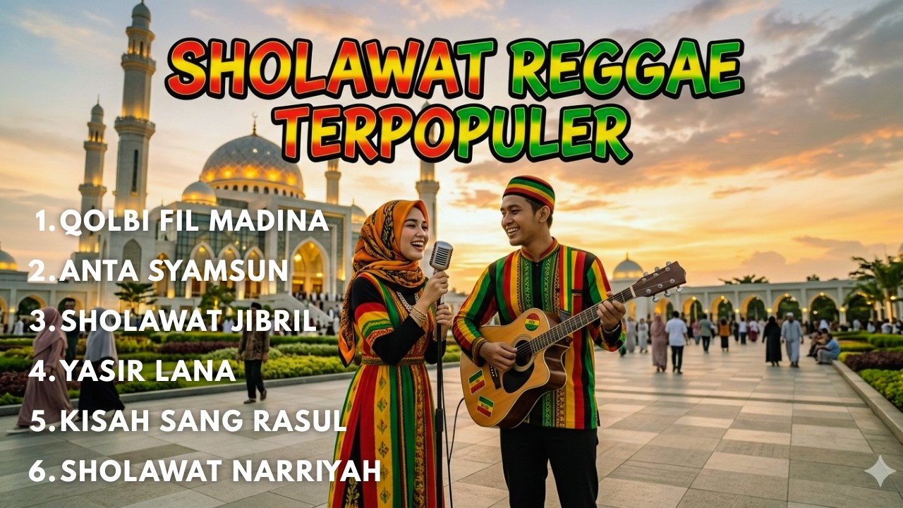 KUMPULAN SHOLAWAT TERPOPULER VERSI REGGAE 🔥 PALING ENAK DI DENGAR | Irama santai & menenangkan hati💖